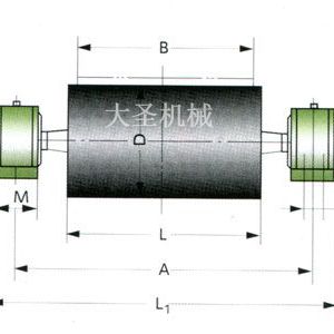 DTⅡ型改向滚筒